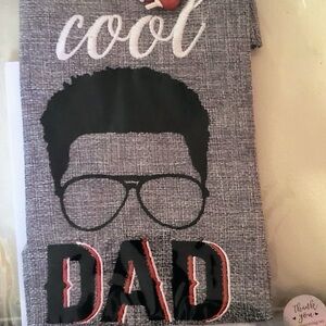 Gray and Black Cool Dad Bottle Holder